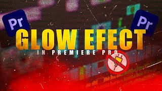 How To Add Glow On Any Image Or Text In Premiere Pro Without Any plugin [upl. by Irahc]