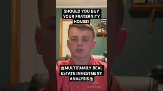 Full Evaluation Video ⬆️⬆️⬆️ Is buying my old fraternity house a good investment [upl. by Tsnre553]