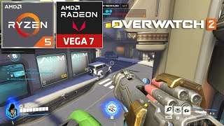 Overwatch 2  Ryzen 5 5600G  VEGA 7 [upl. by Vincenta]