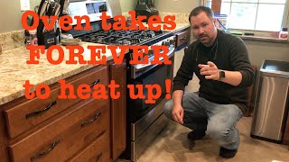 Oven takes forever to preheat Easy FIX [upl. by Nicholle]