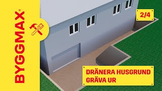 Dränera husgrund del 2 gräva ur [upl. by Antebi]