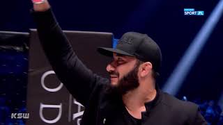 Khalidov  Narkun II na KSW 46 Wojownicy twarzą w twarz [upl. by Ofori]