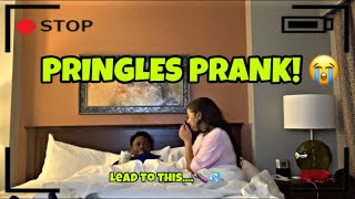 Pringles Prank On Latina Girlfriend GOT FREAKY [upl. by Ybbil322]