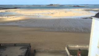 La Marée du Siècle Dinard St Malo 210315  Time Lapse with Frameograph [upl. by Kurys]