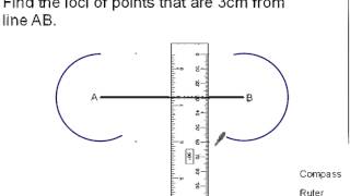 Drawing Loci Around a Line [upl. by Jolie]