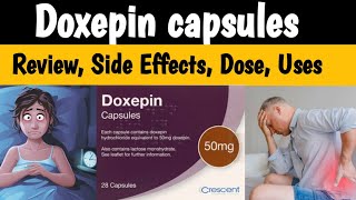 Doxepin Sinequan Silenor and its use in the treatment of depression insomnia  side effects [upl. by Walls]