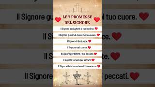 Le 7 promesse del Signore gesu gesù [upl. by Khanna593]