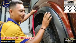 NISSAN NAVARA 2022 FENDER FLARE INSTALLATION [upl. by Oeniri182]