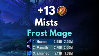 13 Mists 2 Mill Overall Frost Mage [upl. by Nagrom]