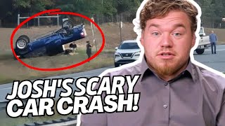 BREAKING NEWS Josh Efirds Car Flips In Tragic Accident—VIDEO [upl. by Divod341]