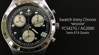 Swatch Irony Chrono quotWISDOMquot YCS427G  AG2000 [upl. by Vincenty625]