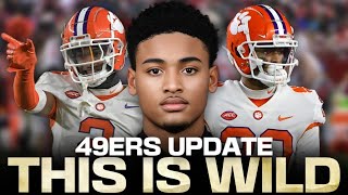 49ers update SF hosted a 428 SPEED DEMON from Clemson — Nate Wiggins [upl. by Yerffej783]