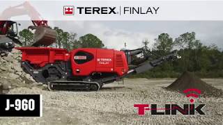 Terex Finlay J960 jaw crusher recycling concrete [upl. by Melone]