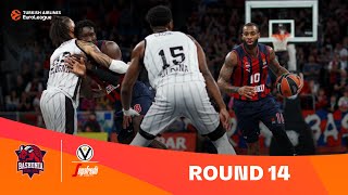 BaskoniaVirtus  Round 14 Highlights  202324 Turkish Airlines EuroLeague [upl. by Dewar648]