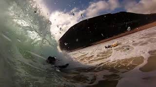 Big Barrels at Sandy Beach Oahu [upl. by Adialeda]