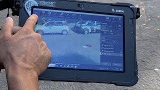 Incidenti stradali agli agenti di polizia locale tablet 3D per i rilievi [upl. by Enahsed]