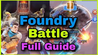 Ultimate Guide on Foundry Battle  Whiteout Survival  Complete F2P and P2W Strategy [upl. by Lorre]