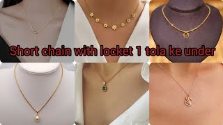 10 gram gold chain  with locket  latest gold chain designs 2024 [upl. by Voletta]