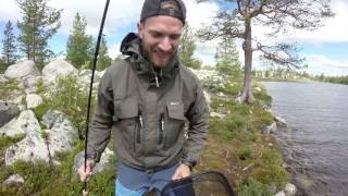 Fiske i Femund Femundsmarka nasjonalpark Trout fishing in Norway [upl. by Orlanta13]