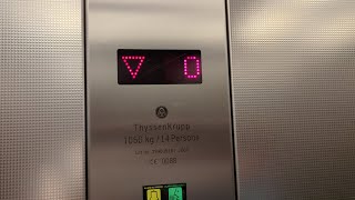 Efficient ThyssenKrupp Lift at the Brunswick Centre in Bloomsbury London [upl. by Morse346]