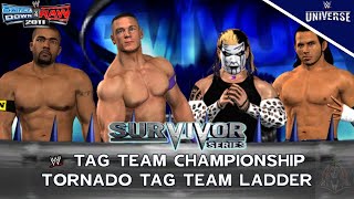 TAG TEAM Hardy Boys vs The Nexus  WWE Tag Team Championship  WWE Smackdown vs Raw 2011 [upl. by Norabel]