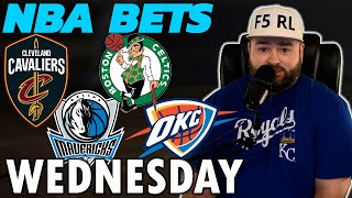 NBA Playoff Picks  Cavs vs Celtics amp Mavs vs Thunder Bets with Kyle Kirms Wednesday May 15 [upl. by Ralyt611]