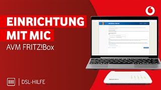 AVM FRITZBox einrichten So einfach geht´s mit Modeminstallationscode MIC [upl. by Anilrahc]