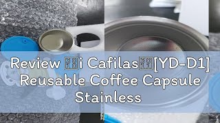 Review 【i Cafilas】YDD1 Reusable Coffee Capsule Stainless Steel Filter Cup no Crema for Dolce Gus [upl. by Woodring]