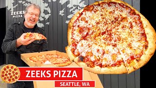 Zeeks Pizza  Seattle  Right On Pizza Review [upl. by Janetta]