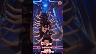 MAYYAS GOLDEN BUZZER AMERICAS GOT TALENT SHORT [upl. by Hgiellek]