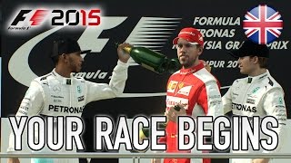 F1 2015  PS4XB1PC  Your race begins English Trailer [upl. by Oicneserc]