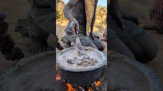 Meet with best chief from Hadza tribe See how he Makes a delicious Soup 😋🍲hadzabetribe food [upl. by Nagel]