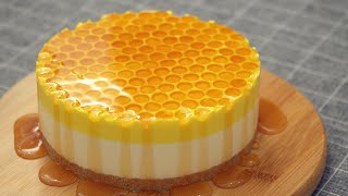 No Bake Honey Cheesecake [upl. by Arak677]