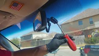 How to remove Ford rearview mirror [upl. by Fellows]