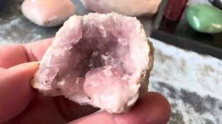 Crystals for Sale 81123 Gem Treasure Pink Amethyst Shungite Heat Treated Citrine Pink Opal [upl. by Nueormahc92]