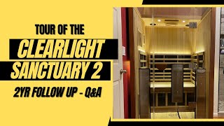 CLEARLIGHT SAUNA  The Complete Tour Thoughts after 2yrs QampA [upl. by Noryv952]