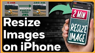 Resize Images On Mobile  How To Resize Photo in Mobile [upl. by Enneles]