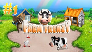 Farm Frenzy  Gameplay Level 1 to 6  1 [upl. by Immas868]