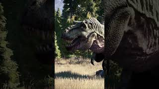 🦖BULL TREX vs GIGANOTOSAURUS in JWE2 jurassicworld jurassicpark jurassicworldevolution2 trex [upl. by Lesirg]