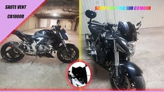 TUTO Installation saute vent bulle dair CB1000R [upl. by Lipcombe]