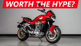 2023 Moto Guzzi V100 Mandello Review [upl. by Ymeon222]