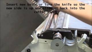 Robland How to change Tersa knife [upl. by Marci320]