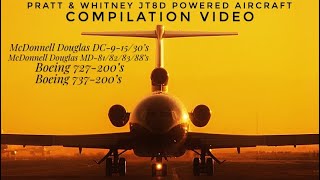 4K  The Ultimate Pratt amp Whitney JT8D Powered Aircraft Video [upl. by Sudnak]