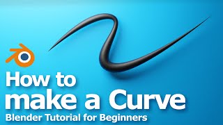 How to make a Curve in Blender  Add point to Curve  Bezier Curve to Mesh [upl. by Whitehouse183]