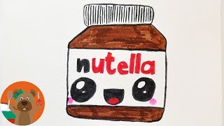 Нарисувай сам NUTELLA с KAWAII личице [upl. by Milburt]