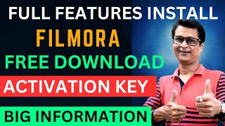 Filmora 12 Free Download  Full Features Install Buy Amazon  Activation Key Big Information [upl. by Tnattirb]