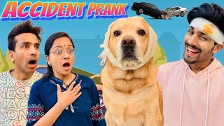 ACCIDENT PRANK AT HOME  Leo Ke Sar Pe Chot Lag Gayi  Anant Rastogi [upl. by Oznofla]