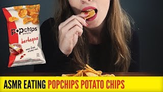 POPChips Potato Chips ASMR Chewing Super Crunchy No Talking ASMR [upl. by Fen25]