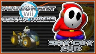 Mario Kart Wii Custom Tracks  Shy Guy Cup [upl. by Enilorak]