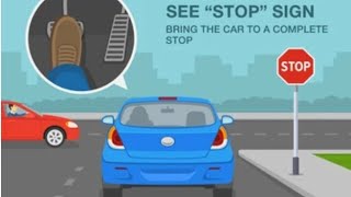 driving tips amp how to stop at a stop sign drivingtips [upl. by Eittap]